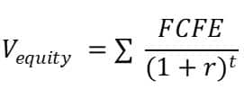 فرمول استفاده از FCFE
